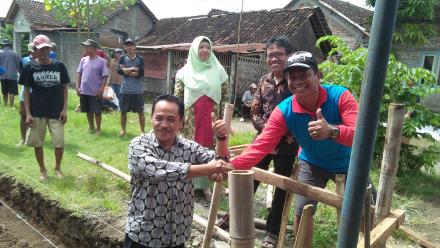 Peletakan Batu Pertama Pendopo Budaya Neco Lor